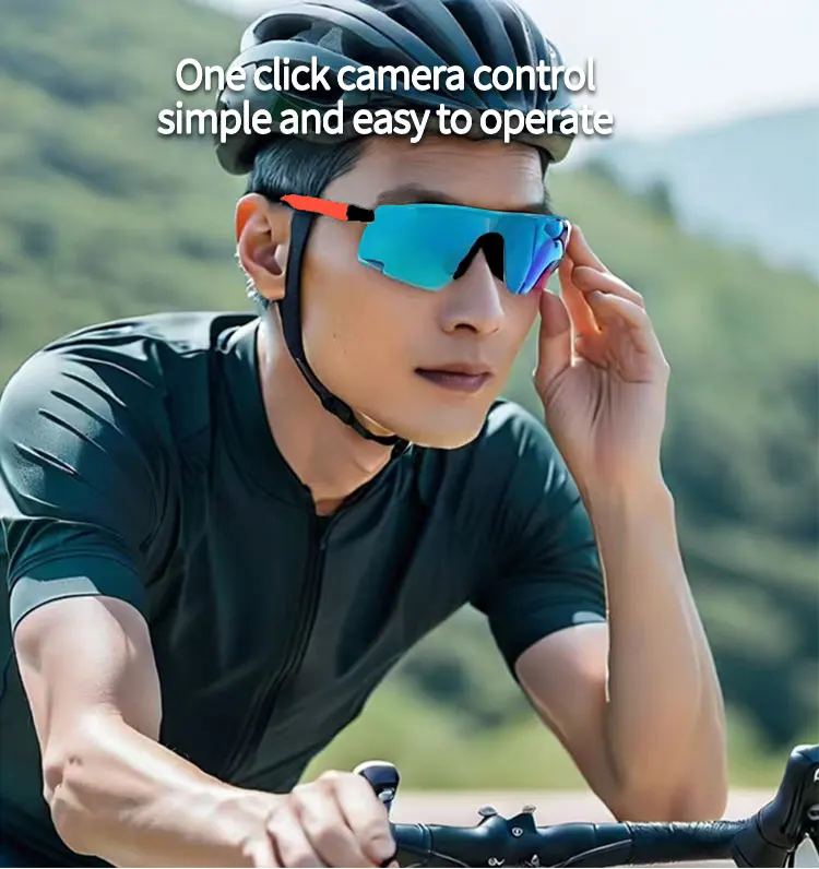 Cycling Video Recording Smart Glasses 1080p Outdoor Sport Sunglasses Eye Wear Picture Video Record Hd Camera Glasses With