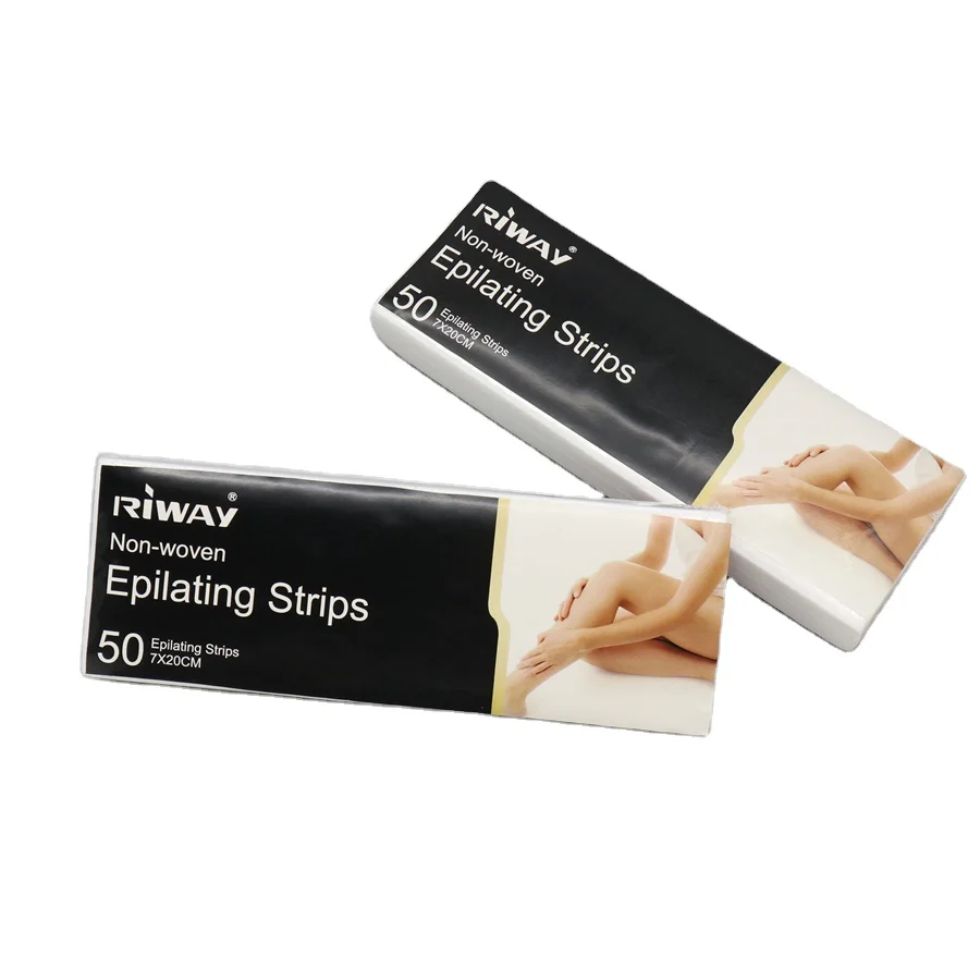 Disposable Cotton Depilatory Wax Strips Hair Remove Strips cotton fabric waxing strips