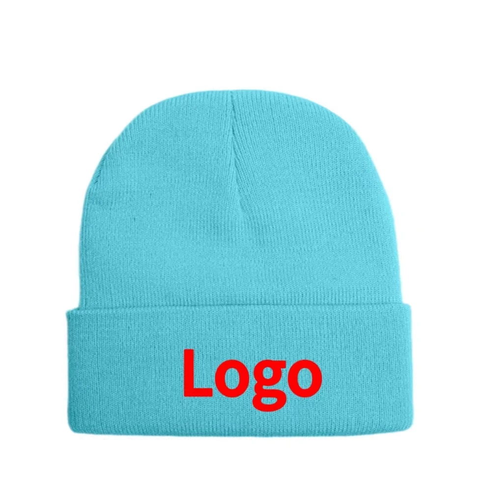 Wholesale Custom Beanies Hat European And American Letters Knitted Cap Fashion Jacquard Warm Beanie Cap