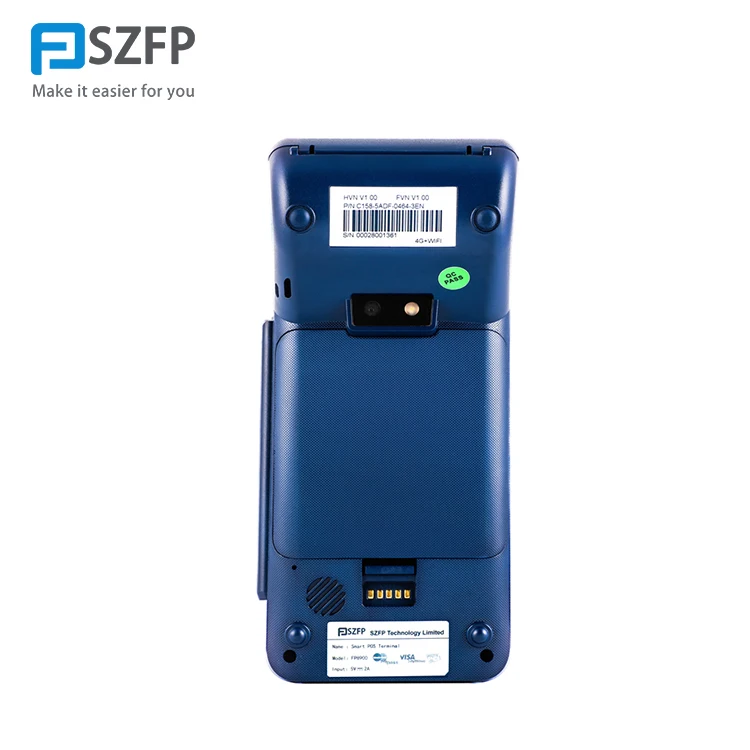 Cheaper FP8900 android 7 mobile lottery bus pos terminal with 4G printer
