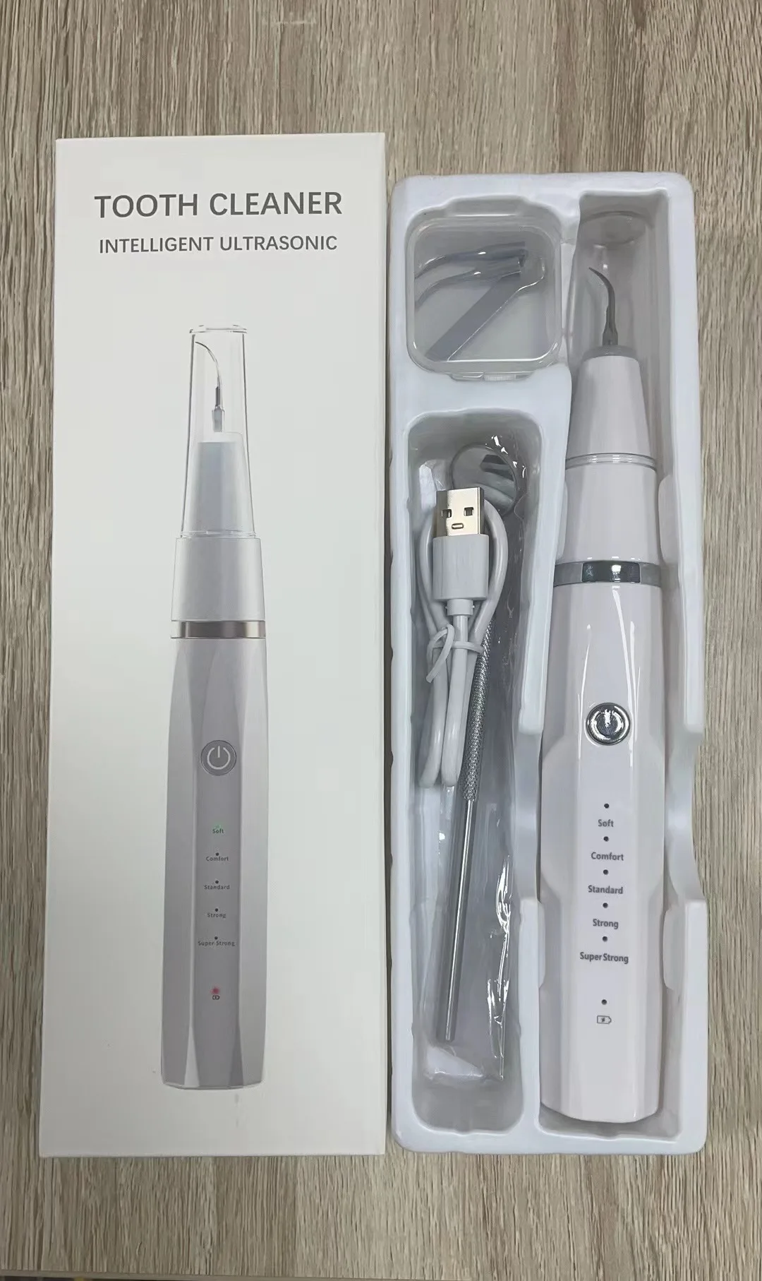 5 Modes Ultrasonic Tooth Cleaning Wand Whitening kits Tartar Calculus Remove Dental Scaler Teeth Cleaner