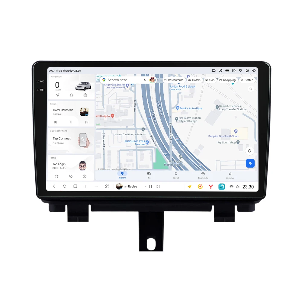 DUDU7 Pure android 13 12+512GB Car intelligent Navigation for Audi Q3 2013 2014 2015 2016 2017 A7870-888 Dual band GPS