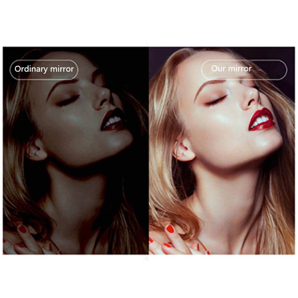 Vanity Light Cosmetic Mirror 18 Bulbs Smart Illuminated Hollywood Led Light Makeup Vanity Mirror