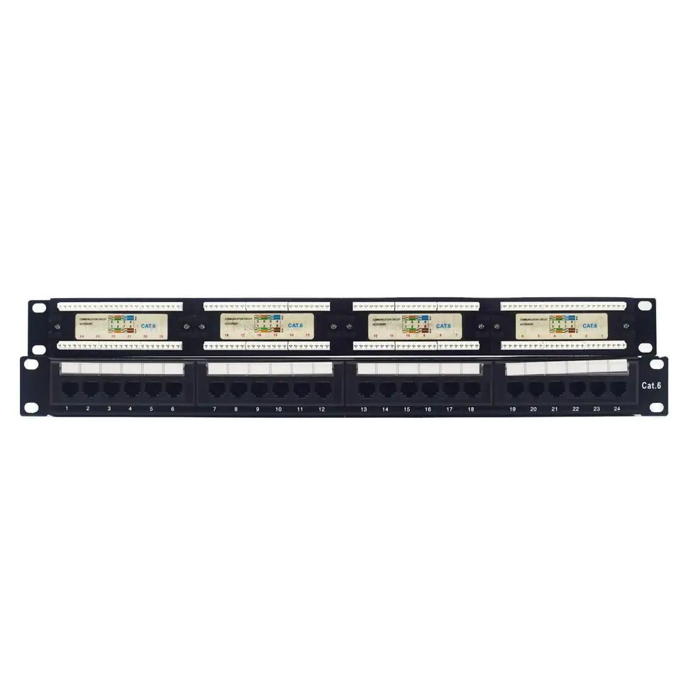 24 порта UTP Cat6