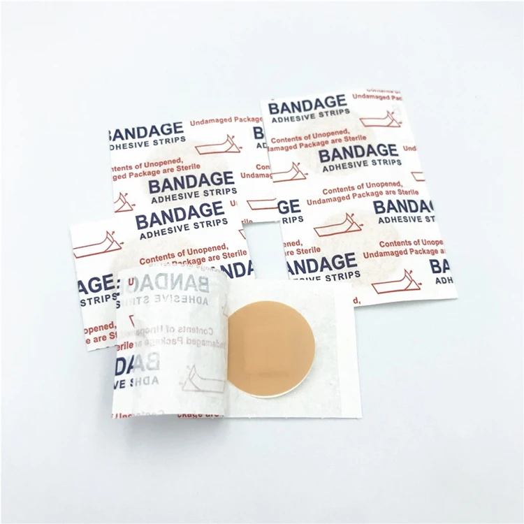 
Medical Custom Small Round Sterile Adhesive Bandage Band Aid 