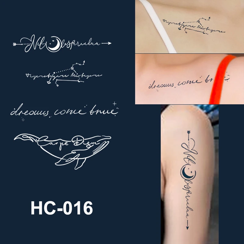 HC 001-512 Long Lasting Herbal Juice Temporary Tattoo Supplier Body Flower INS Tattoo Waterproof Permanent Juice Tattoo Sticker