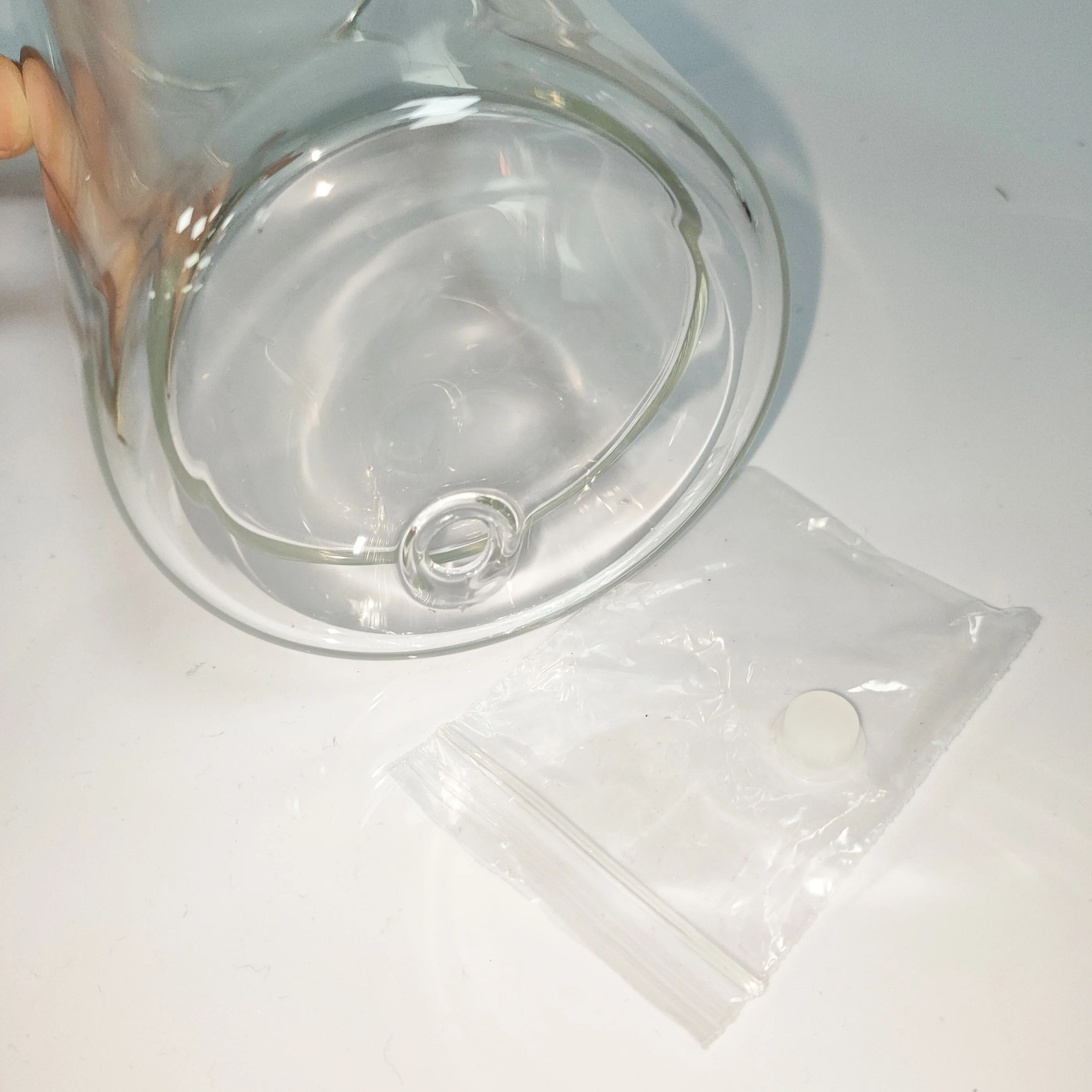 hot sales sublimation 16oz 20oz double wall Pre drilled snow globe libby Glass can cup tumbler with colorful plastic lids