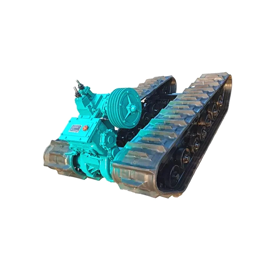 SHIYOU excavator boat with HST HYDROSTATIC system Drilling Rigs Rubber track chassis 0.5 to 20 Ton undercarriage system