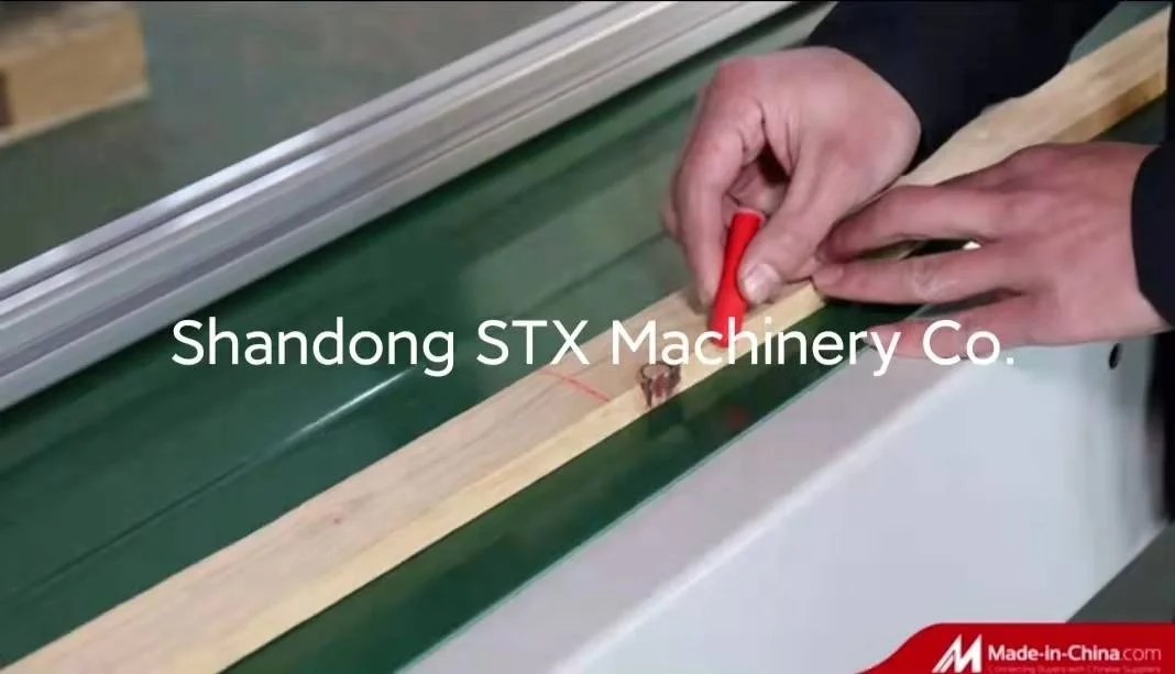 Finger Joint Board Making Machine Optimizing Cross Cut Off Saw with Conveyor
