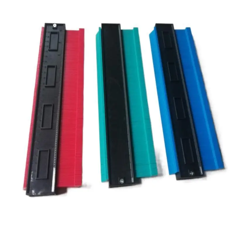 5 10inch Contour Gauge Duplicator Profile Multi-functional Shaping Measure Ruler for Precise Measurement Tiling Laminate Wood