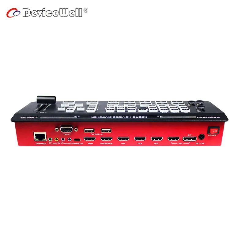 DeviceWell HDS7105P 5-канальный живой СТРИМ PIP T-bar HD Радио ТВ