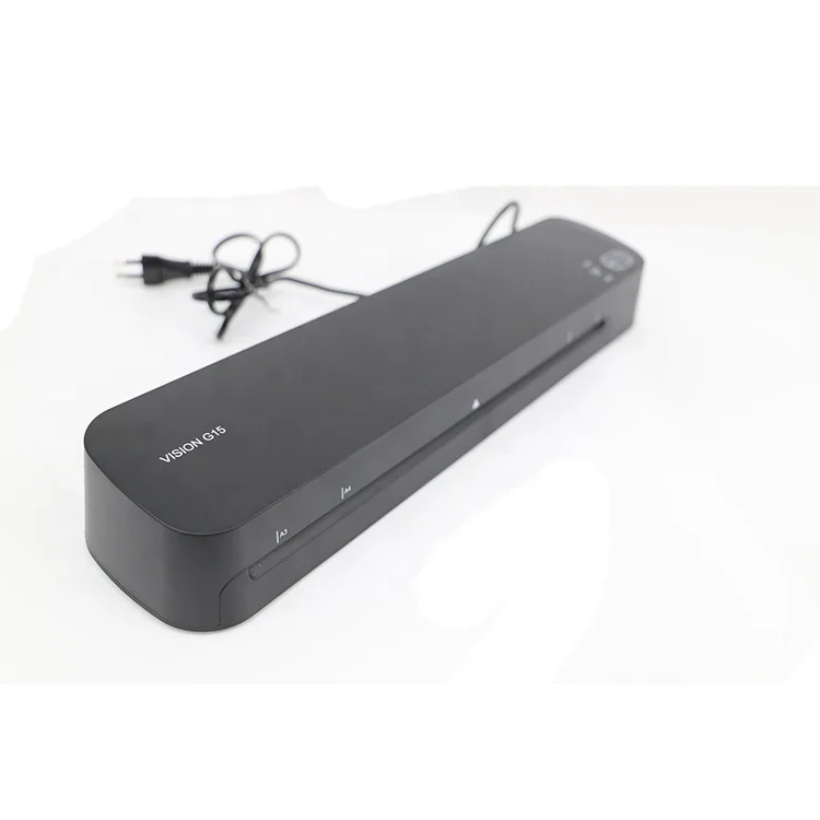 A3 Paper Small Laminating Machine Portable Laminator For Home Office VISION G15-HD-US-10mil
