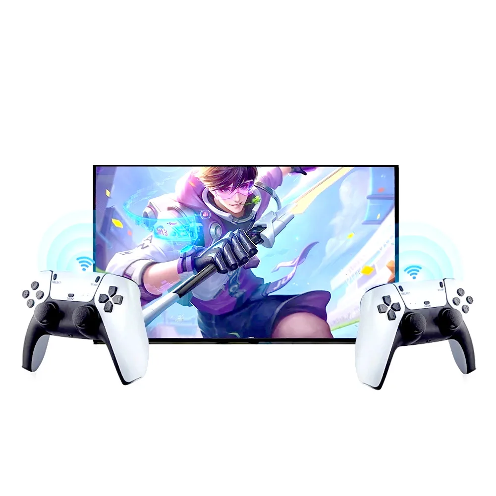 Ampown U9 FC/N64 Emulator2.4G беспроводной 4K игровая консоль геймпады 64G 10000 + видеоигры Поддержка Plug and Play многофункциональное устройство для PS