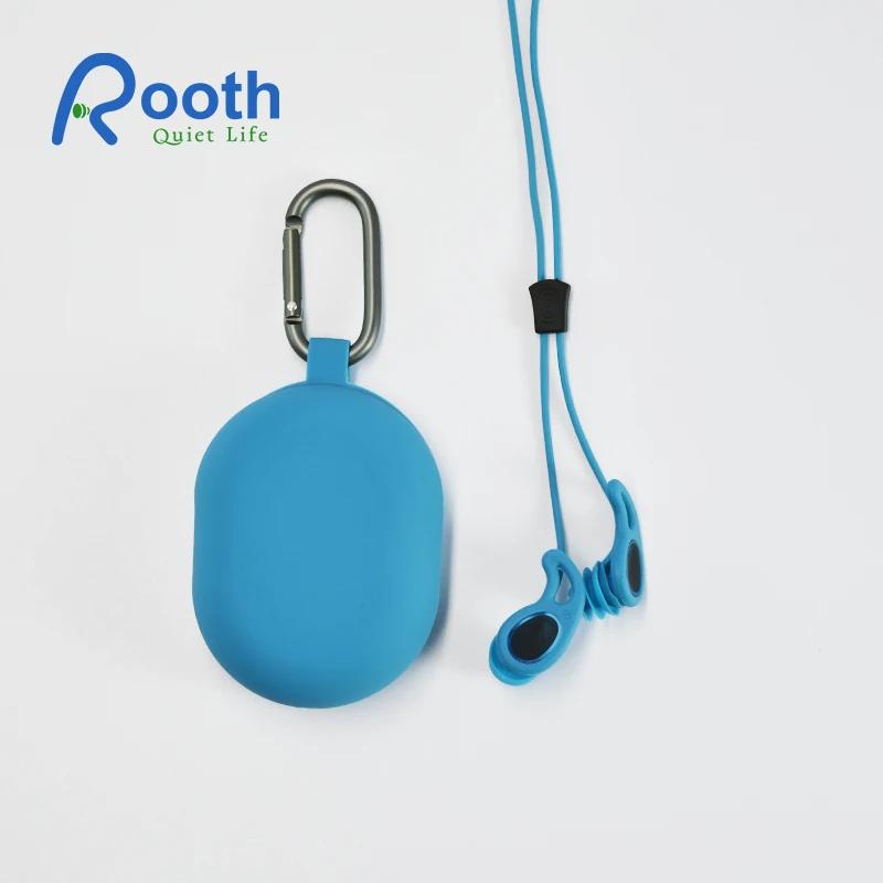 Medical-grade silicone earplugs swimming surf earplugs for waterproof Swim ear plug with cord earplugs for Water Sport