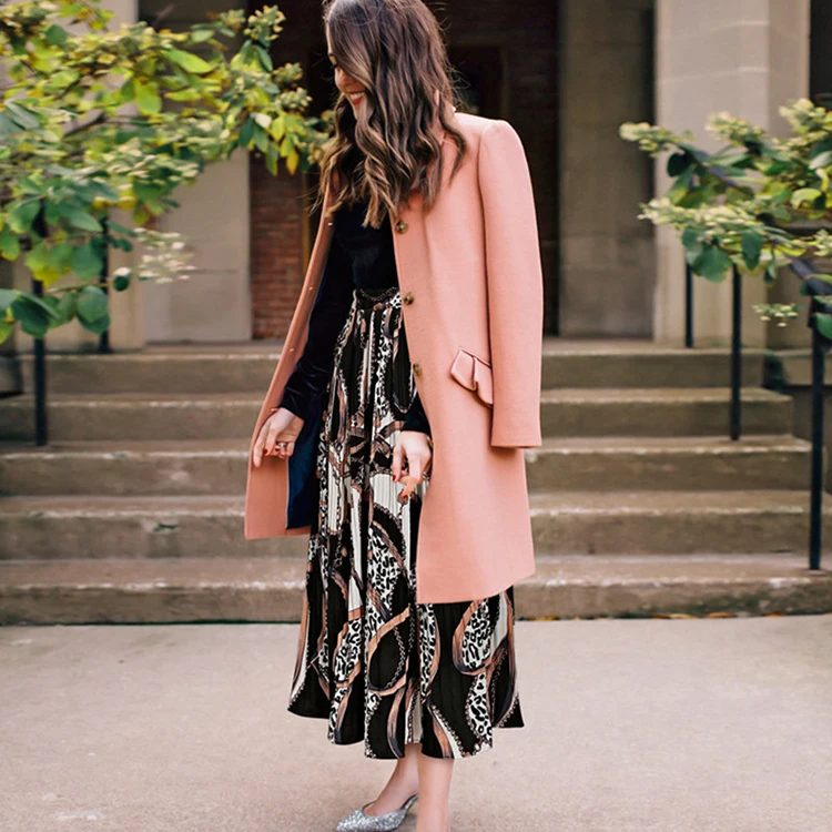 Summer Beach Boho Printing Casual Maxi Dresses Chiffon Skirts women Pleated Ladies Long Skirt for Women Falda Larga De Modelos