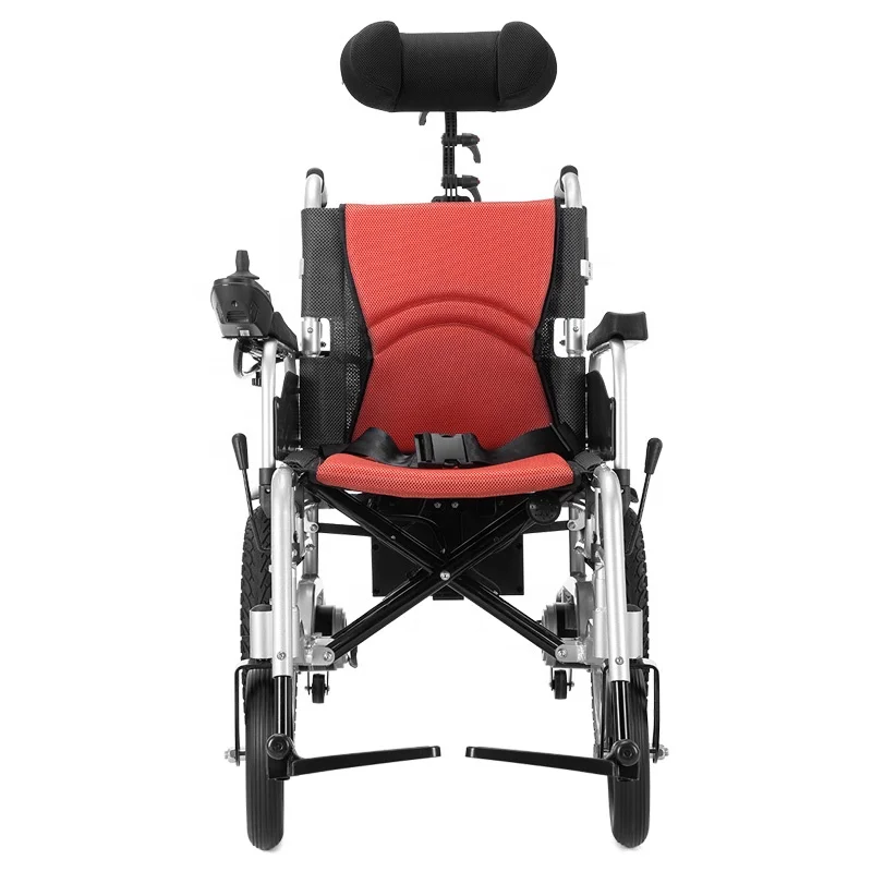 Transport ultra lightweight Electric Wheelchair Factory in China Aluminium Alloy Foldable Economic Cheapest Wheelchair-BZ-6401N