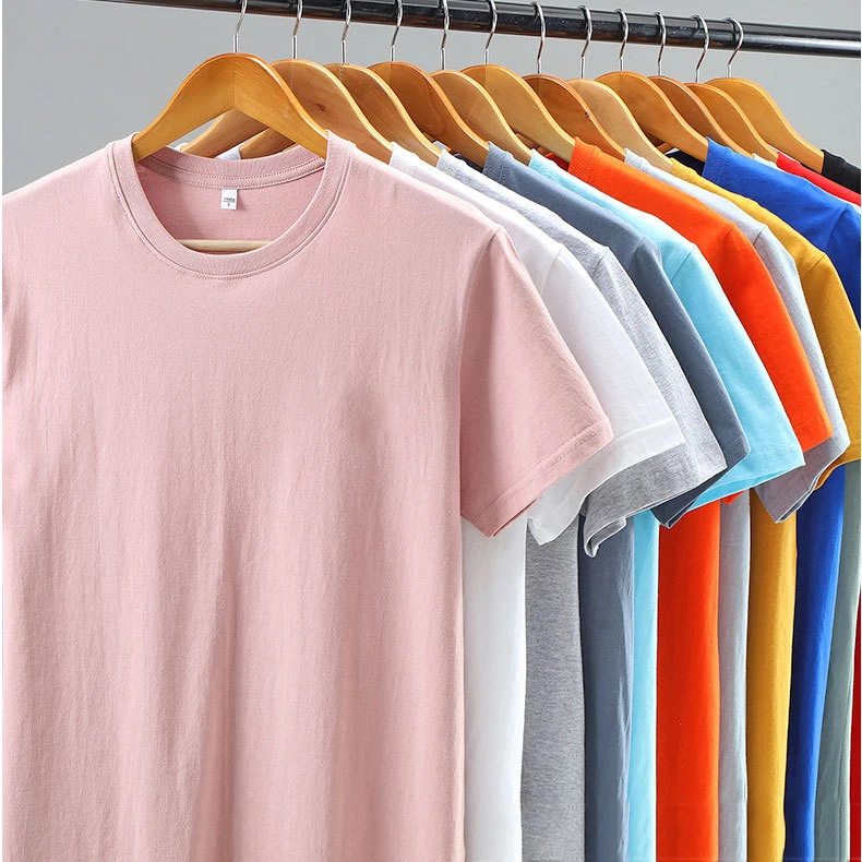 Мужская хлопковая футболка с коротким рукавом