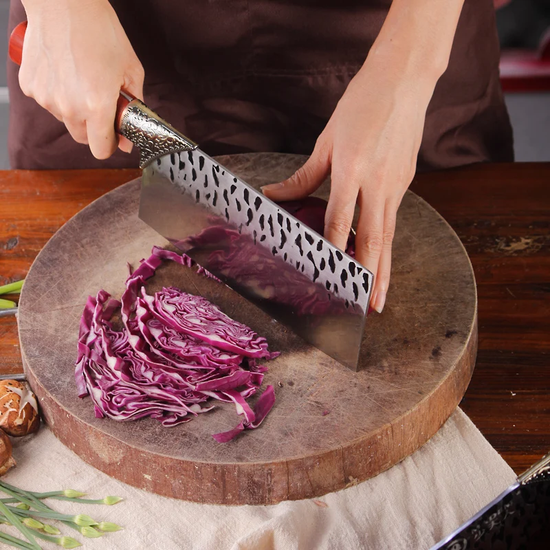Hot Sales Butcher Forged Knife Japanese Cleaver Slaughter Knife Boning Meat Handmade Serbian Chopper Knife