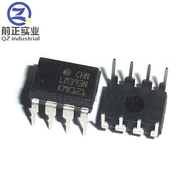 QZ LM393N original electronic components Low Power Dual Voltage Comparators DIP8