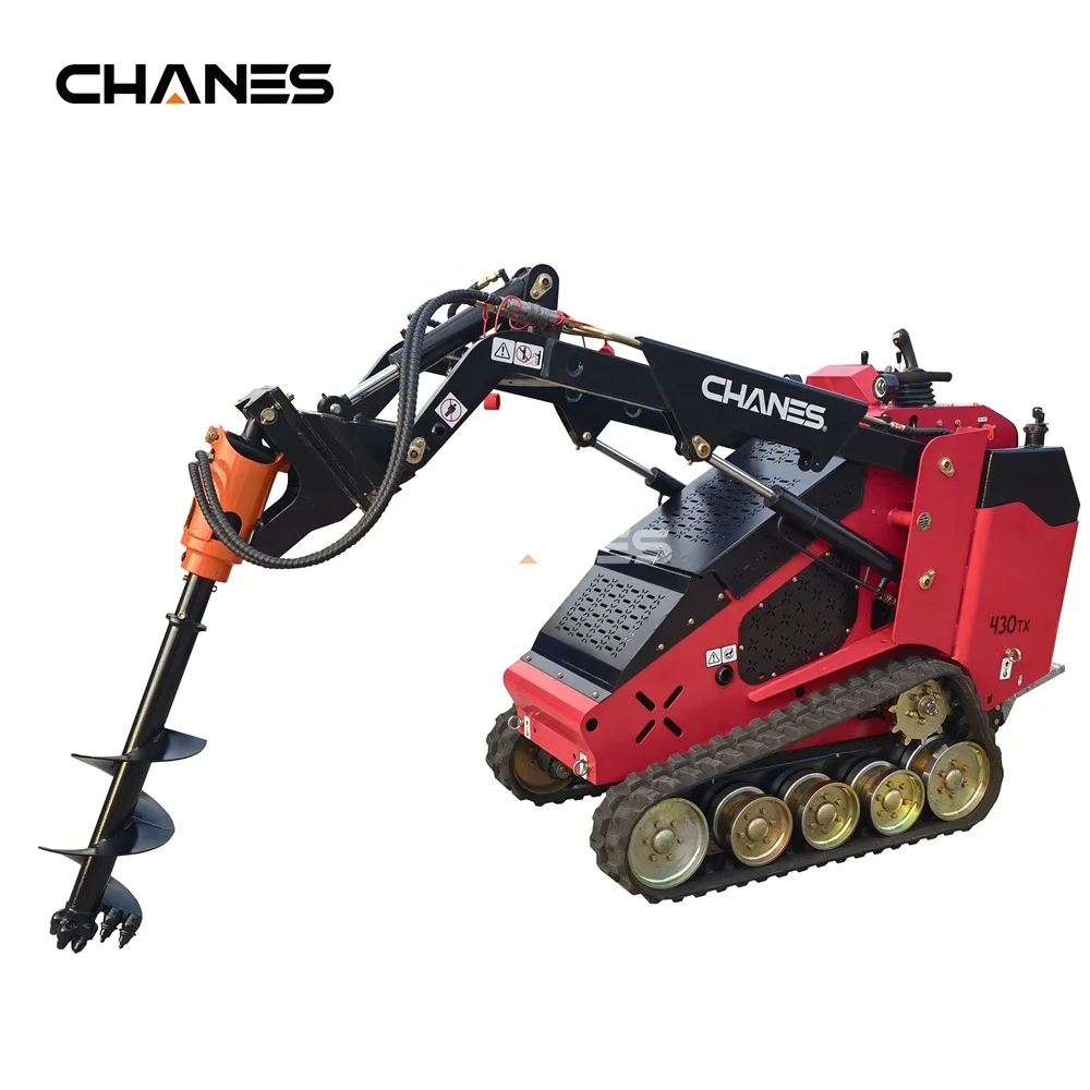 Дизельный мини-погрузчик 430TX мини-дизельный погрузчик с Perkins Kubota Yanmar Kohler дизельный двигатель Джойстики управление резиновыми гусеницами