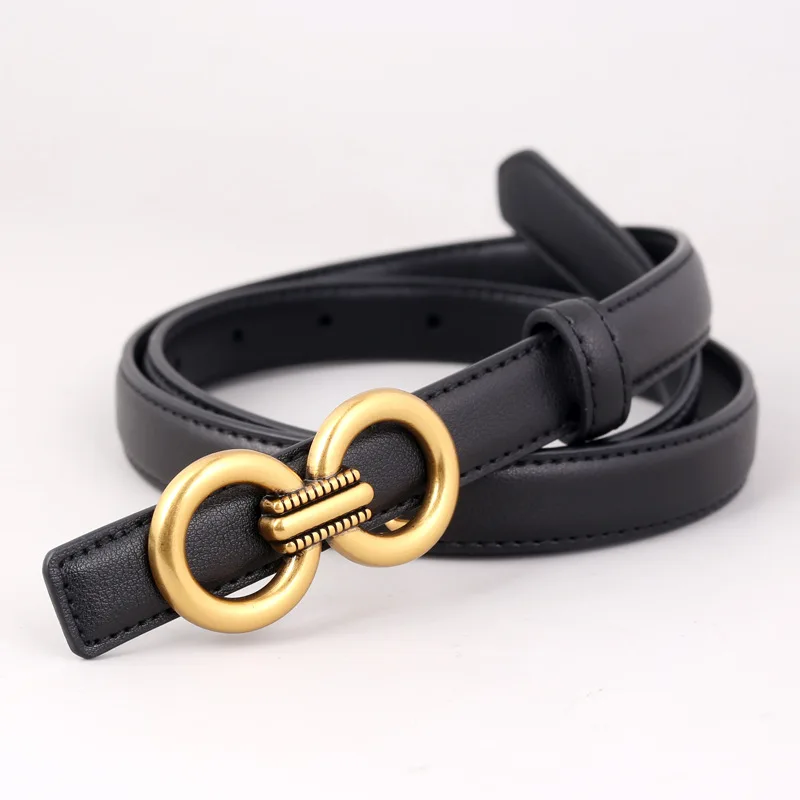Hot Selling in Factories Women Belt Genuine Leather Fashion Belt High Quality Women Ladies Luxury Belts With Gold Buckle