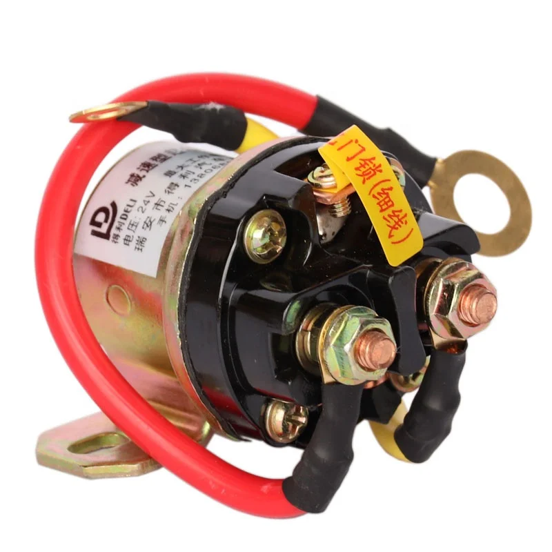 
FAW Jiefang CA151 Truck Diesel Parts Electric Starting Accessories 24V Engine Motor Starter Relay 2CG10850 