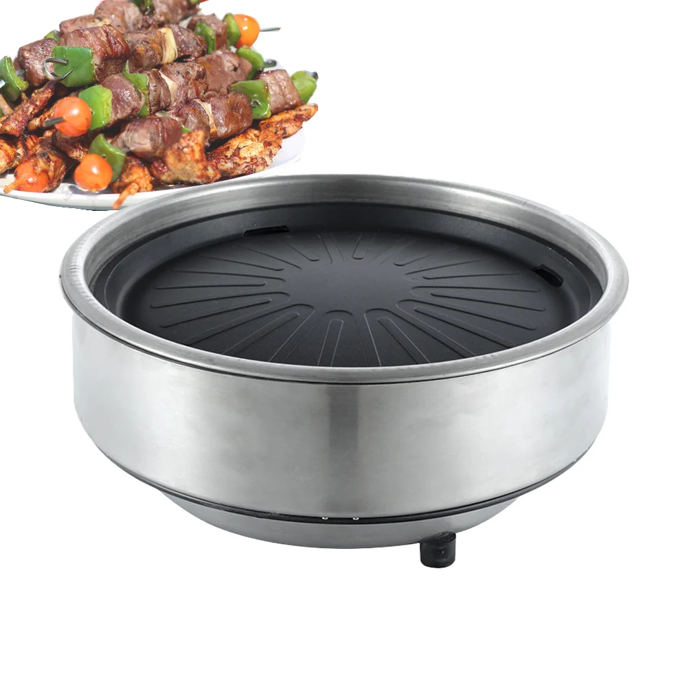 Zhuoyue GEO-01X korean 2000w round table electric bbq grill machine restaurant table top cooking yakiniku grill for restaurants