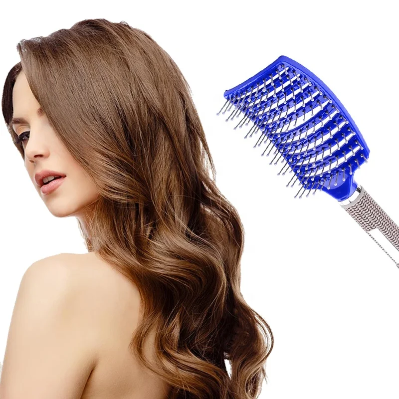 Wholesale Custom Logo Original Curly 4C Wet And Dry Hair Detangler Brush Detangling Hair Brush For Afro Black Natural Hair