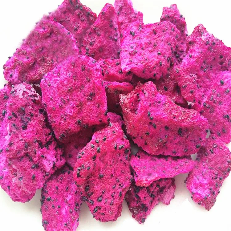 Fruit Snack Freeze Dried Red Pitaya Fruit 10kg Freeze Dried Dragon Fruit Snacks