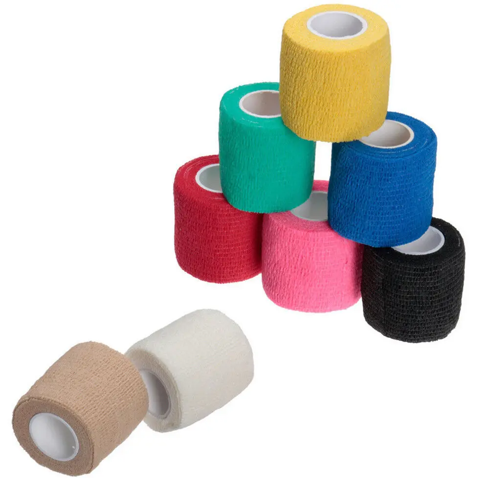 Supplier Adhesive bandage elastic roll color hypoallergenic self-adhesive bandage