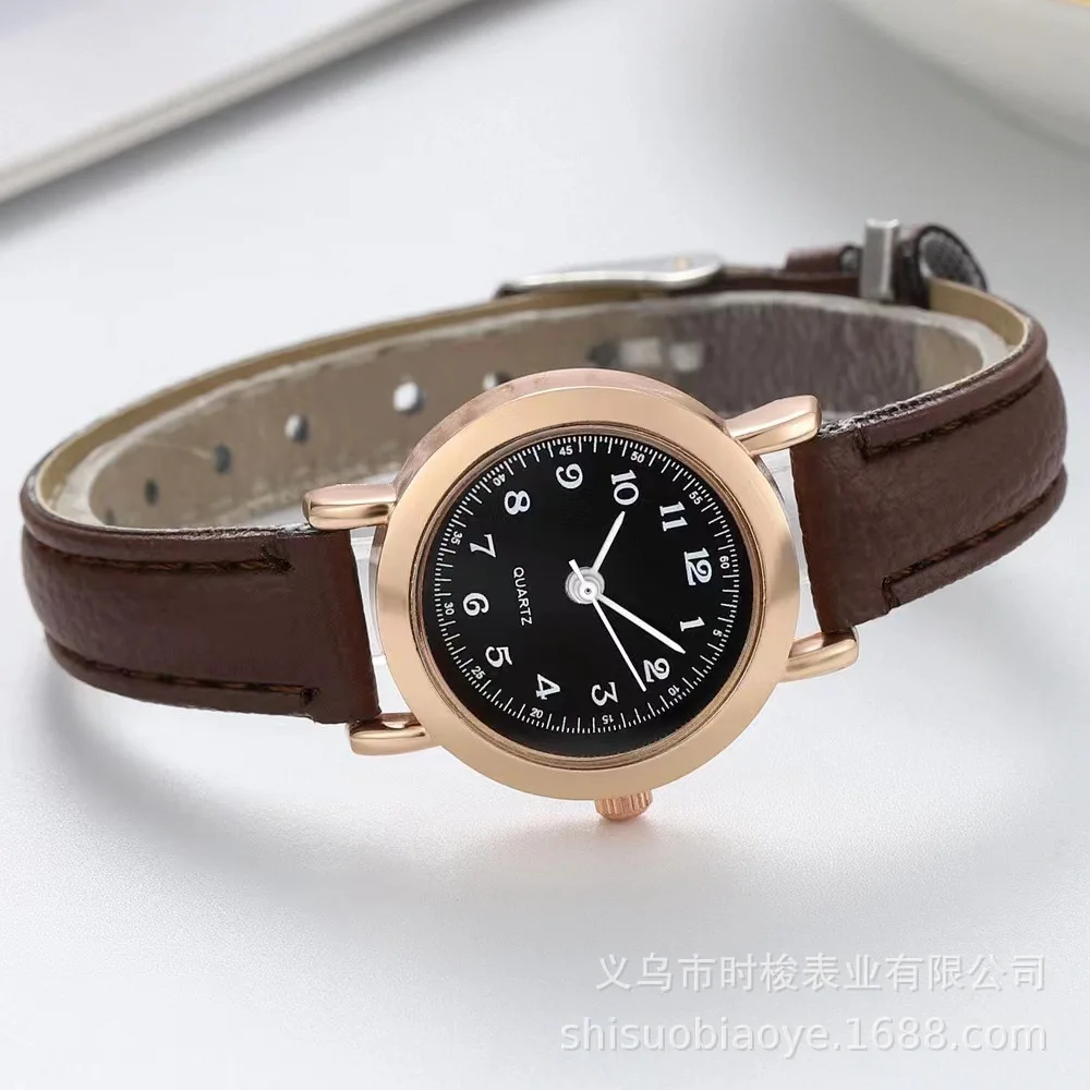 Latest Brand New Ready Made Good Quality Trend Design Low Price Multi-Color Multifunction Women Quartz Watches Leather Band 24