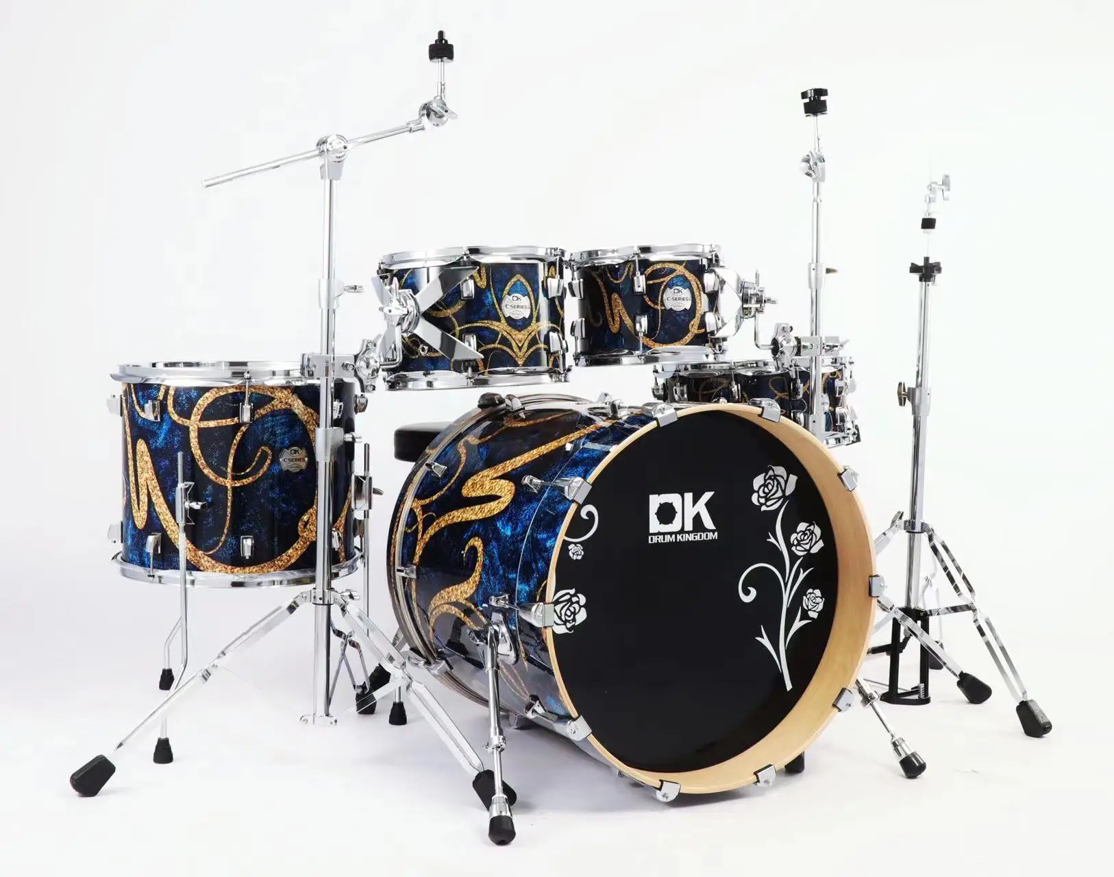 Best selling professional drum set for adult kids band music lovers with various colors wholesale OEM