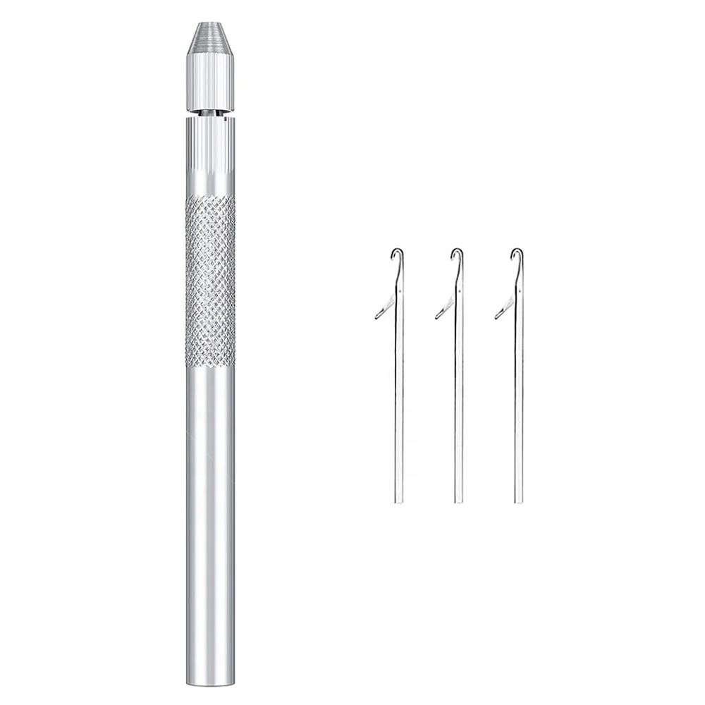 Высококачественная петля для волос ARLANY инструмент наращивания из золотистого/серебристого металла игла вытягивания крючок с пользовательским логотипом крючки