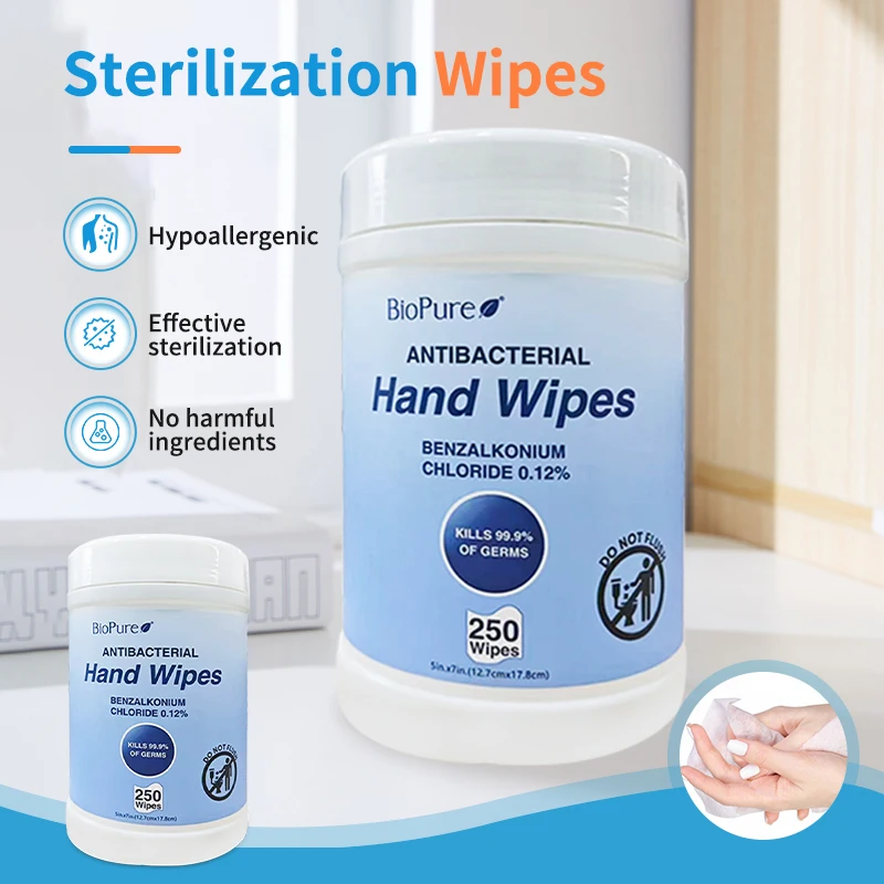 Wholesale Antibacterial Wet Wipes Effective Sterilization 99.9% Disinfect Wet Wipes Antiseptic Wipes