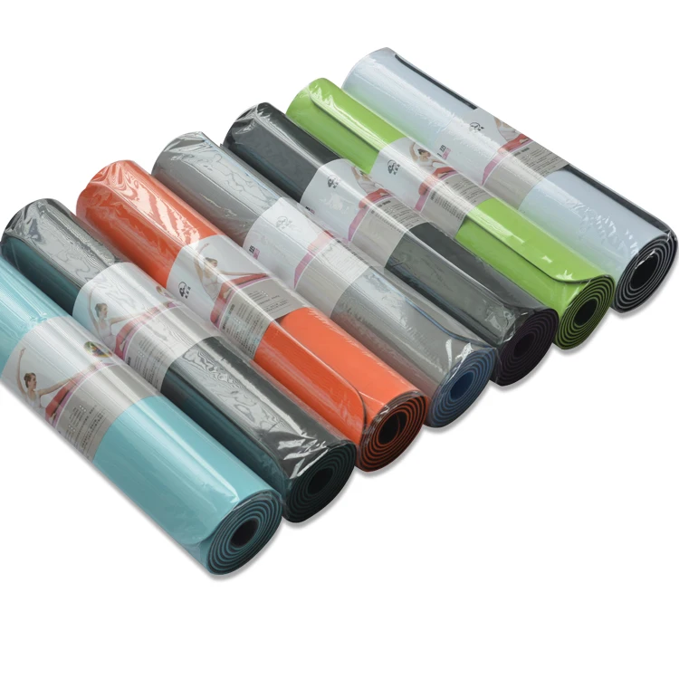 Factory processed promotional waterproof tasteless comfortable yoga mat made by TPE material