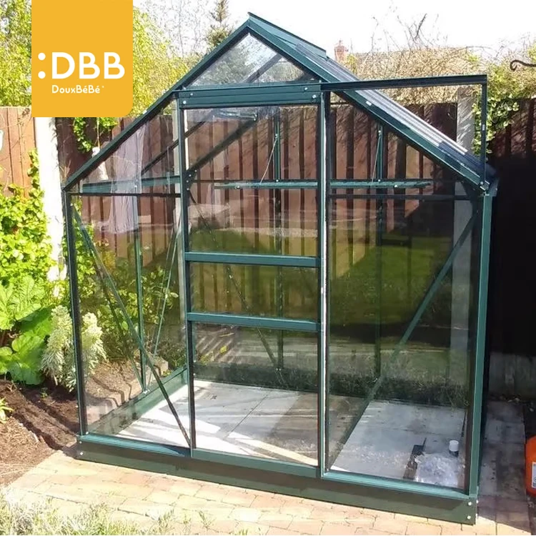 Custom China Wholesale Glass for Greenhouses Panels Aluminum Glass Greenhouse