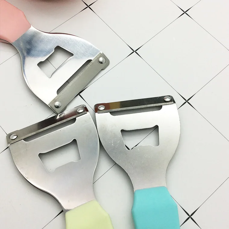Manual Y shape 2 in 1 bottle opener fruit vegetable potato stainless steel peeler