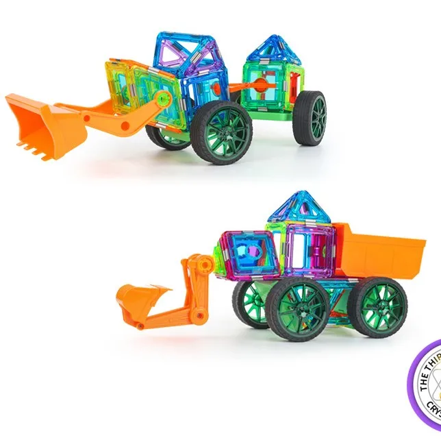 High Quality 80pcs Magnetic Building Blocks Preschool Magnetic Tiles