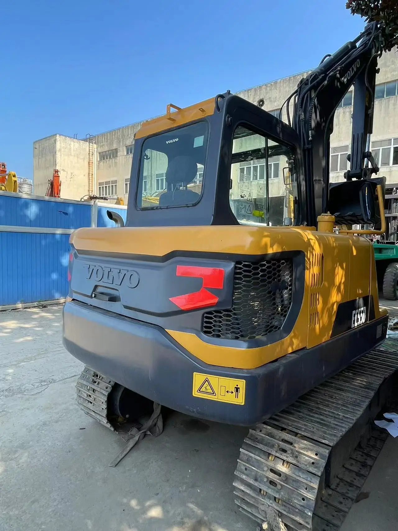 Used volvo excavator EC55D mini crawler excavator in low price Volvo mini excavator for sale