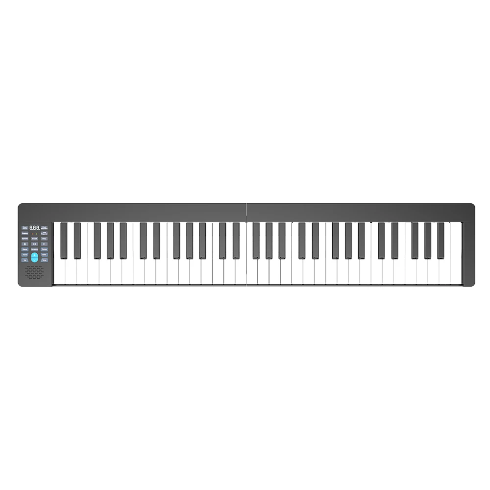 Bluetooth Foldable Piano Keyboard For Travel  Full Size Folding Piano Keyboard Electric Piano