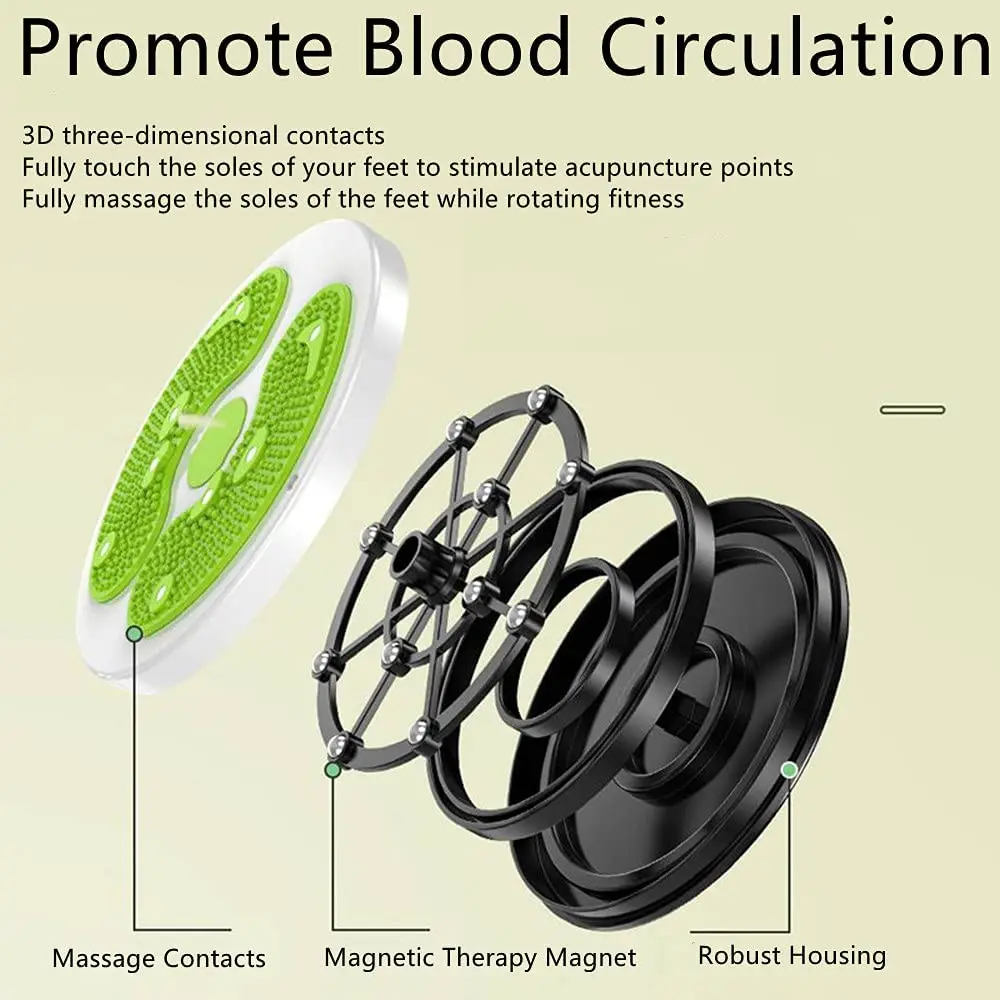 Balance Board Waist Disc With Elastic Rope And Handles Waist Balance Board