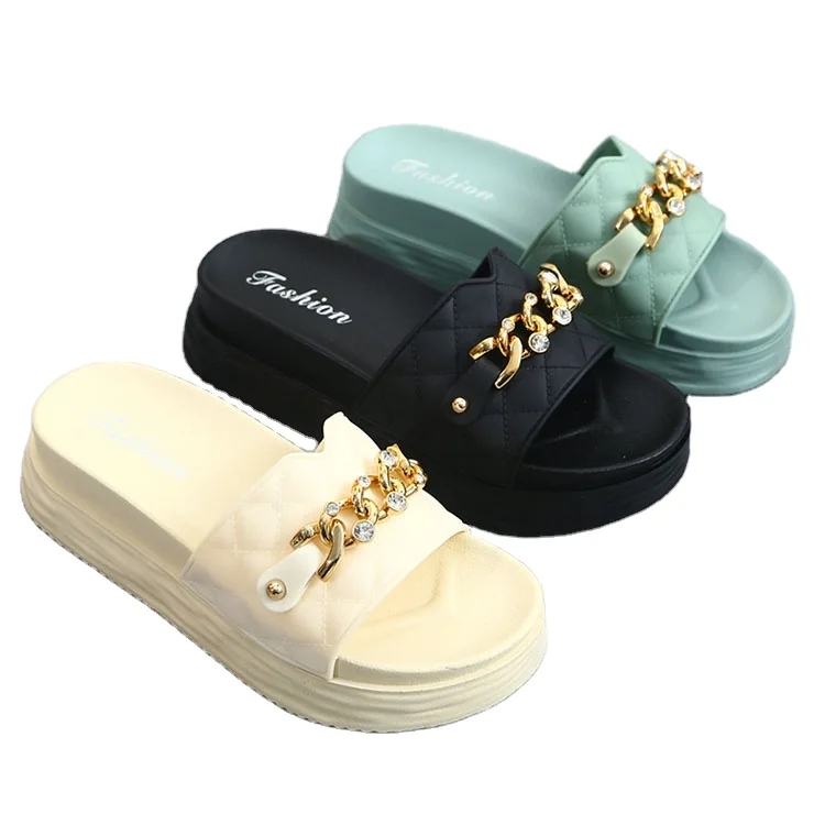 New Style PU Leather slipper women non-slip sole High Quality Sexy ladies Slipper