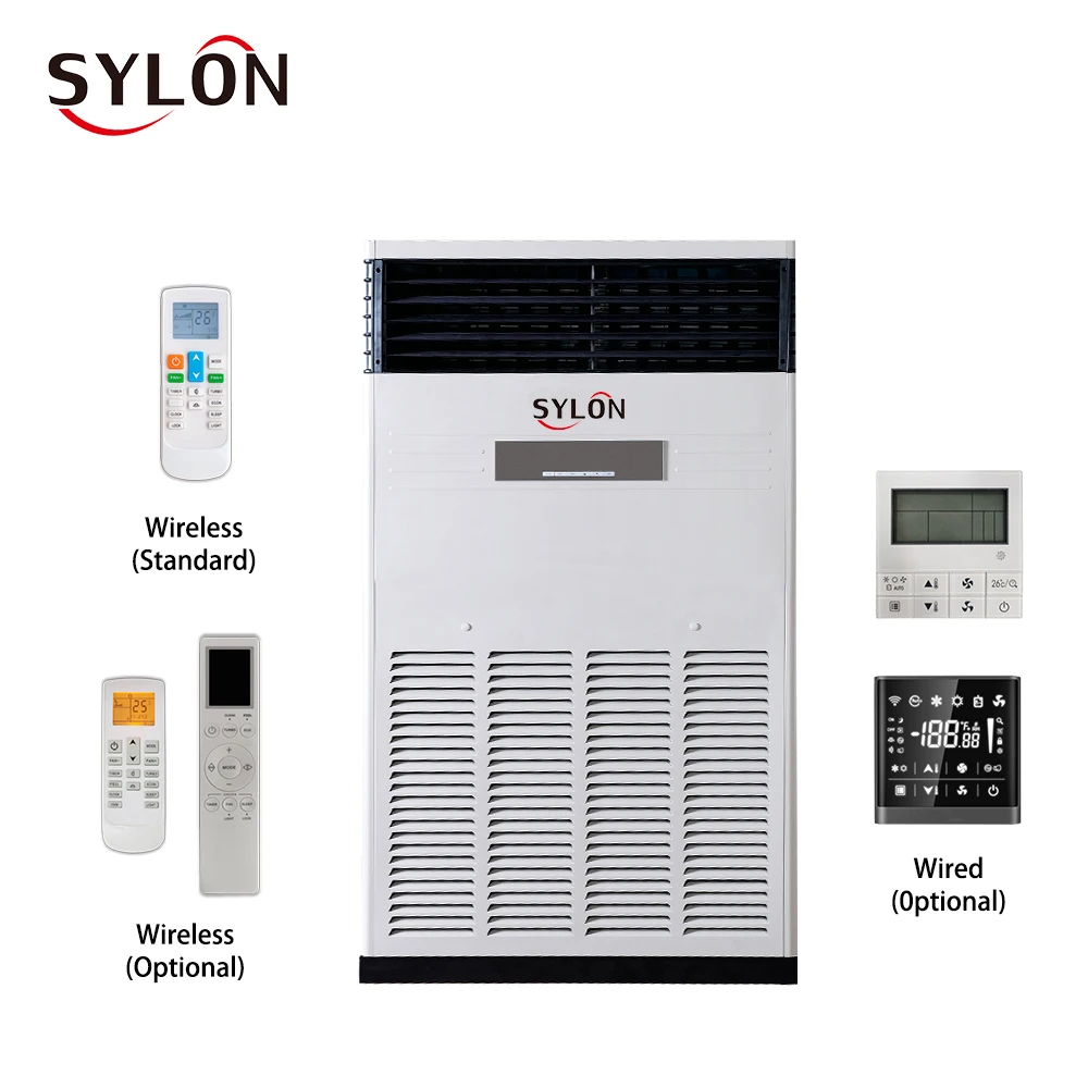 SYLON 220-240V 96kbtu industrial commercial floor standing air conditioner with air conditioer parts for commercial building