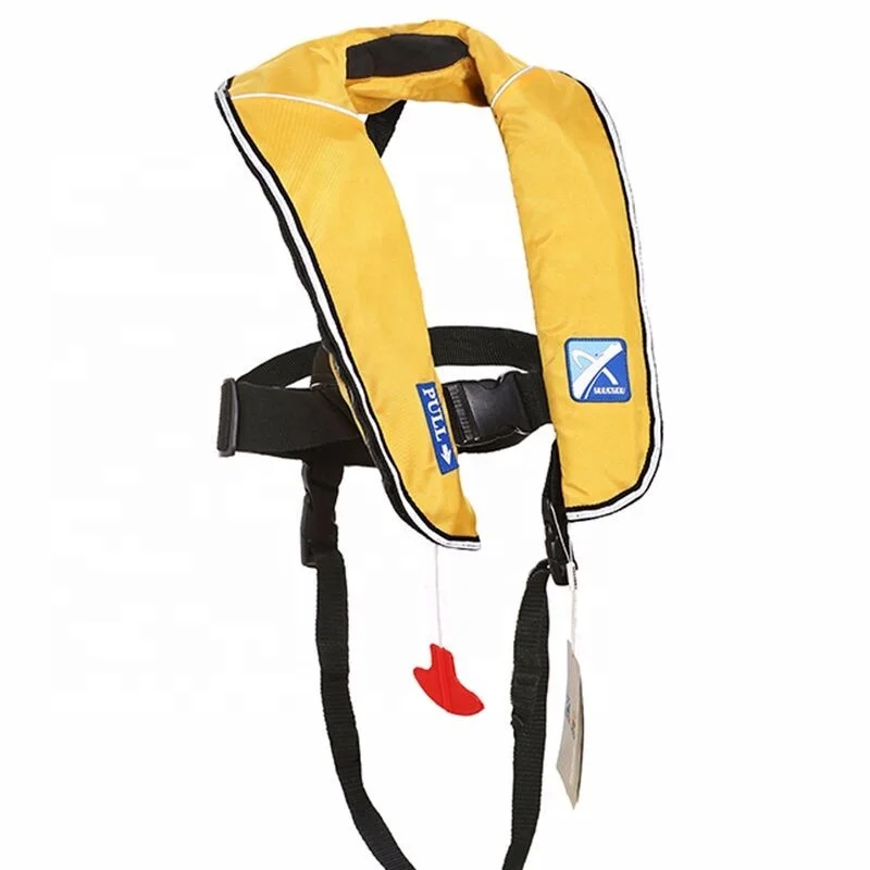 EC/CE/CCS Approval SOLAS 150N 275N Adult Inflatable Life Jacket with 33g 60g Co2 Cylinder