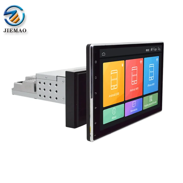 
Android9.1 radio 1DIN 10.1inch Car DVD Player with Up Down 30 Degree Rotatable Screen GPS Car Multimedia Player 