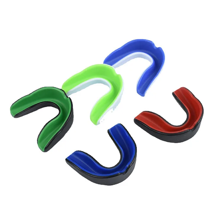 Wholesale Two Color Boxing Mouth Guard Basketball Football MMA Sports Silicone Tooth Guard