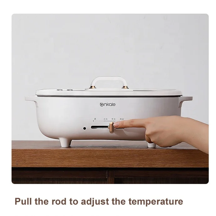 Ankale 3-layer Steaming Rack Large Capacity Kitchen Cookware Cooking Steamer Multi Purpose Electric Food Steamer