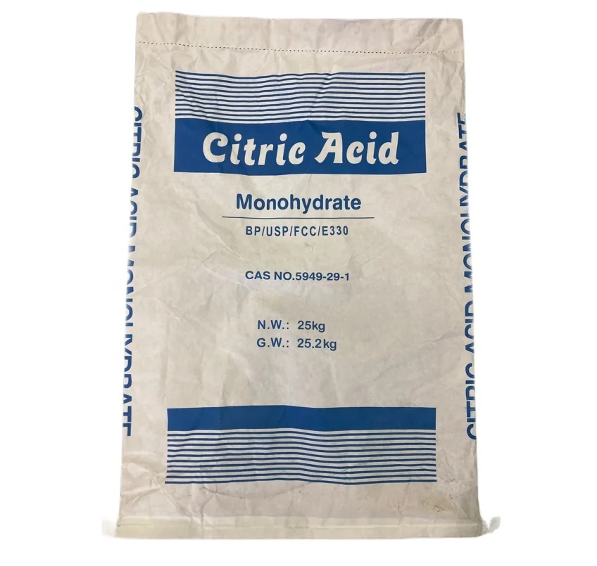 High Quality Monohydrate Citric Acid Price BP USP E330 Wholesale Citric Acid Monohydrate
