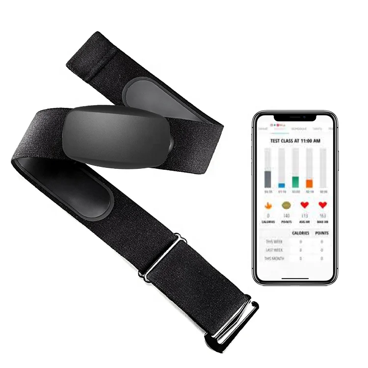 Long Battery Life Heart Rate Monitor Chest Strap Real-Time Heart Rate Detection