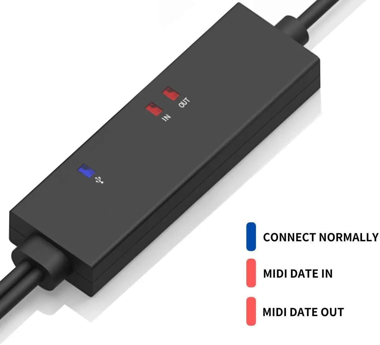 MIDI-A01 MIDI USB Cable Interface 5 Pin Line Converter usb to midi cable  USB MIDI Converter PC for Music Keyboard